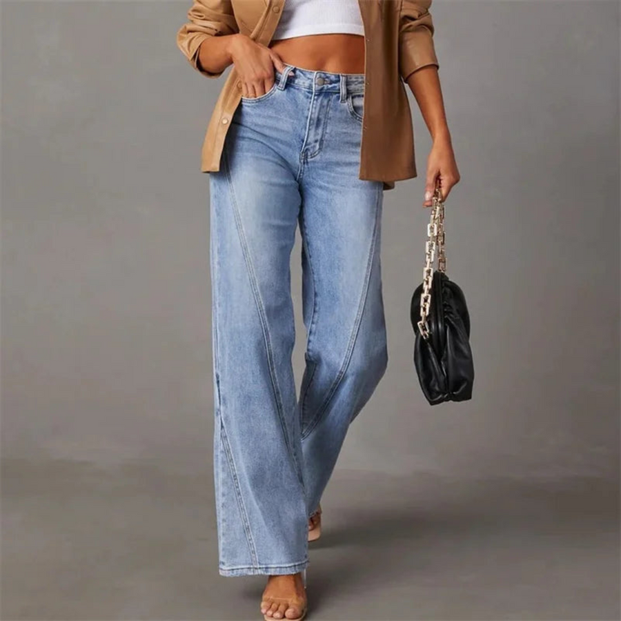 Victoria - Wide-Leg High-Waist Jeans