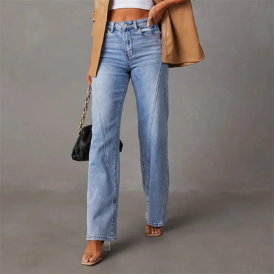 Victoria - Wide-Leg High-Waist Jeans