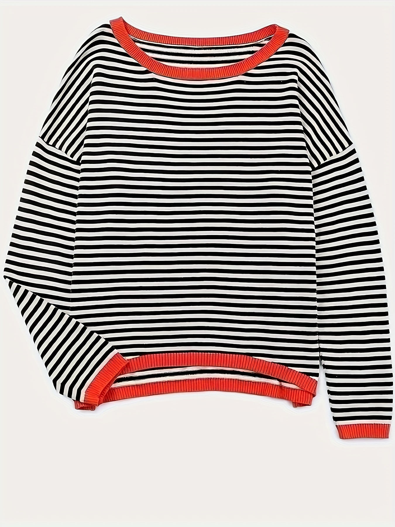 Ava - Color Block Striped Sweater