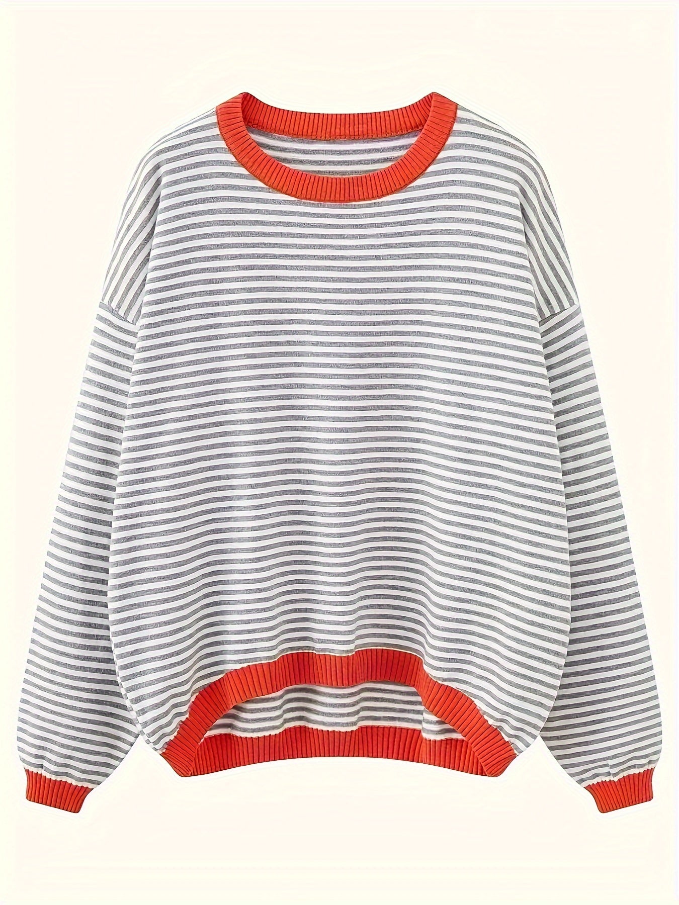 Ava - Color Block Striped Sweater