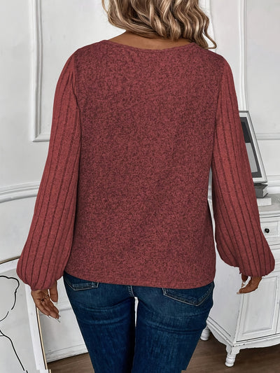 Isabella - V-Neck Knit Sweater